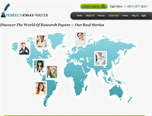Tablet Screenshot of perfect-essay-writer.com